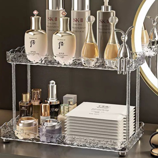 Prateleira Organizador Diamante Acrílico Porta Maquiagem Beleza em Oferta na Shopee