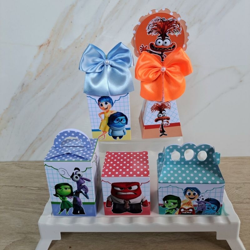 Kit Festa Divertidamente Caixinhas Personalizadas Lembrancinhas para Festa