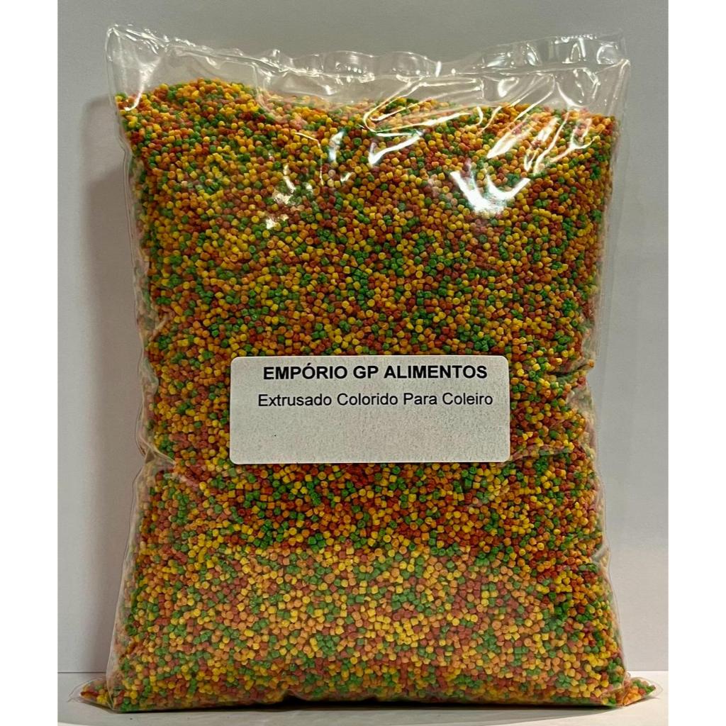 Ração Extrusado Para Coleiro, Canário, Pintassilgo 1kg em Oferta na Shopee