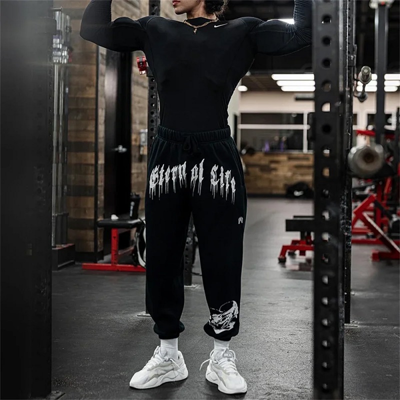 Calça Moletom Etern Life Academia  Treino Confortável Varias Cores Flanelado Básico