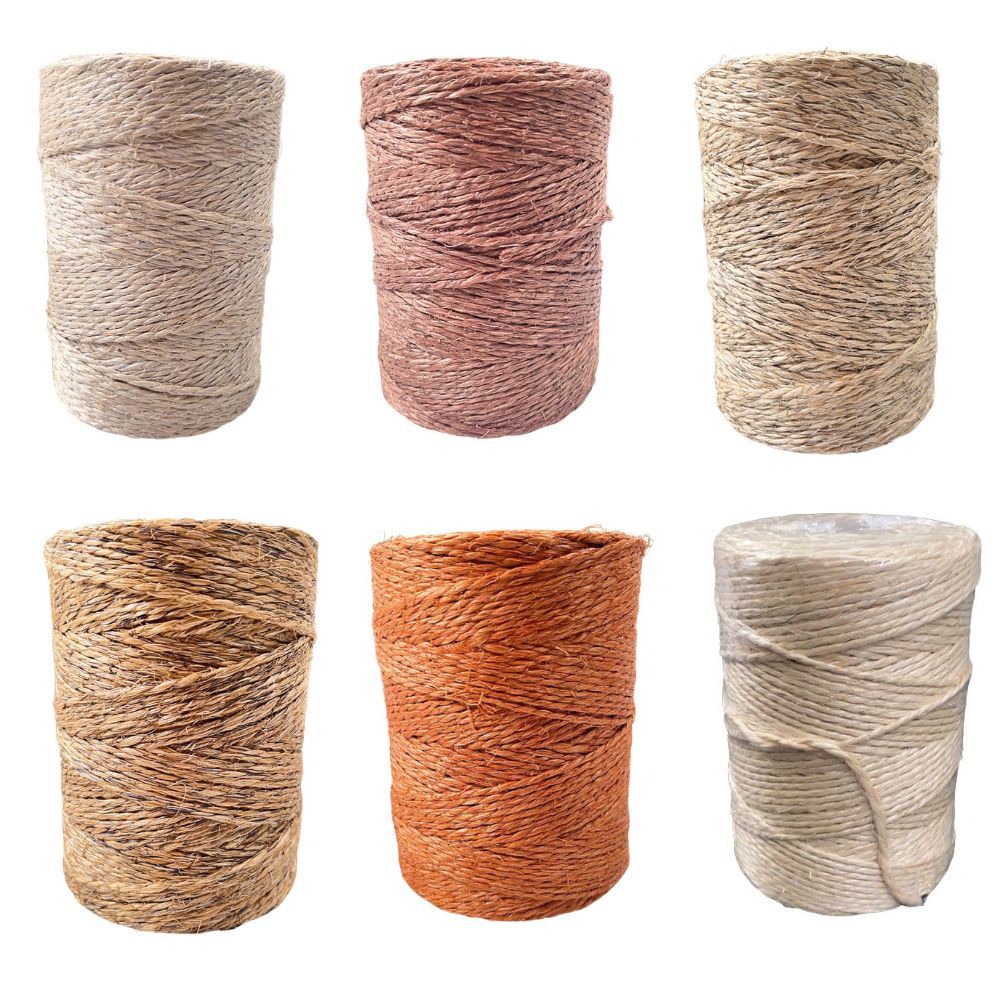 Fio Sisal Colorido 3mm X 300mts Corda Barbante Para Artesanato