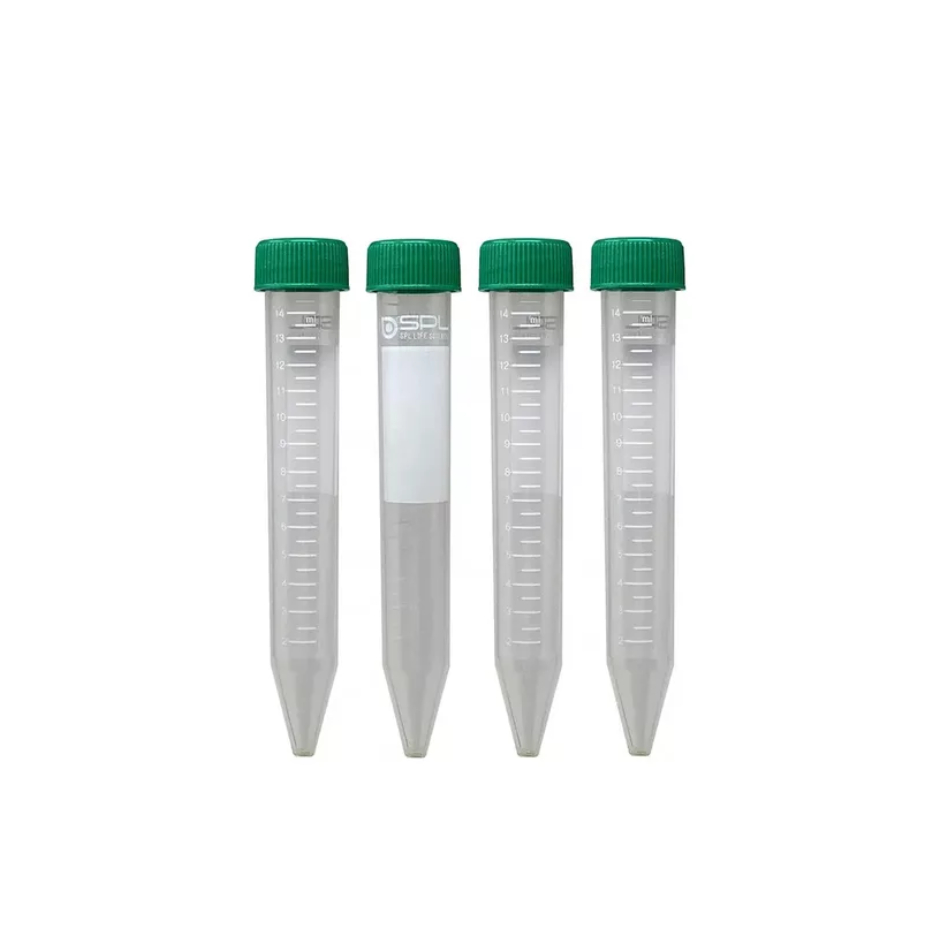 Tubo de Centrifugação Tipo Falcon Fundo Cônico Estéril 15mL ou 50 mL Pacote com 50 un.