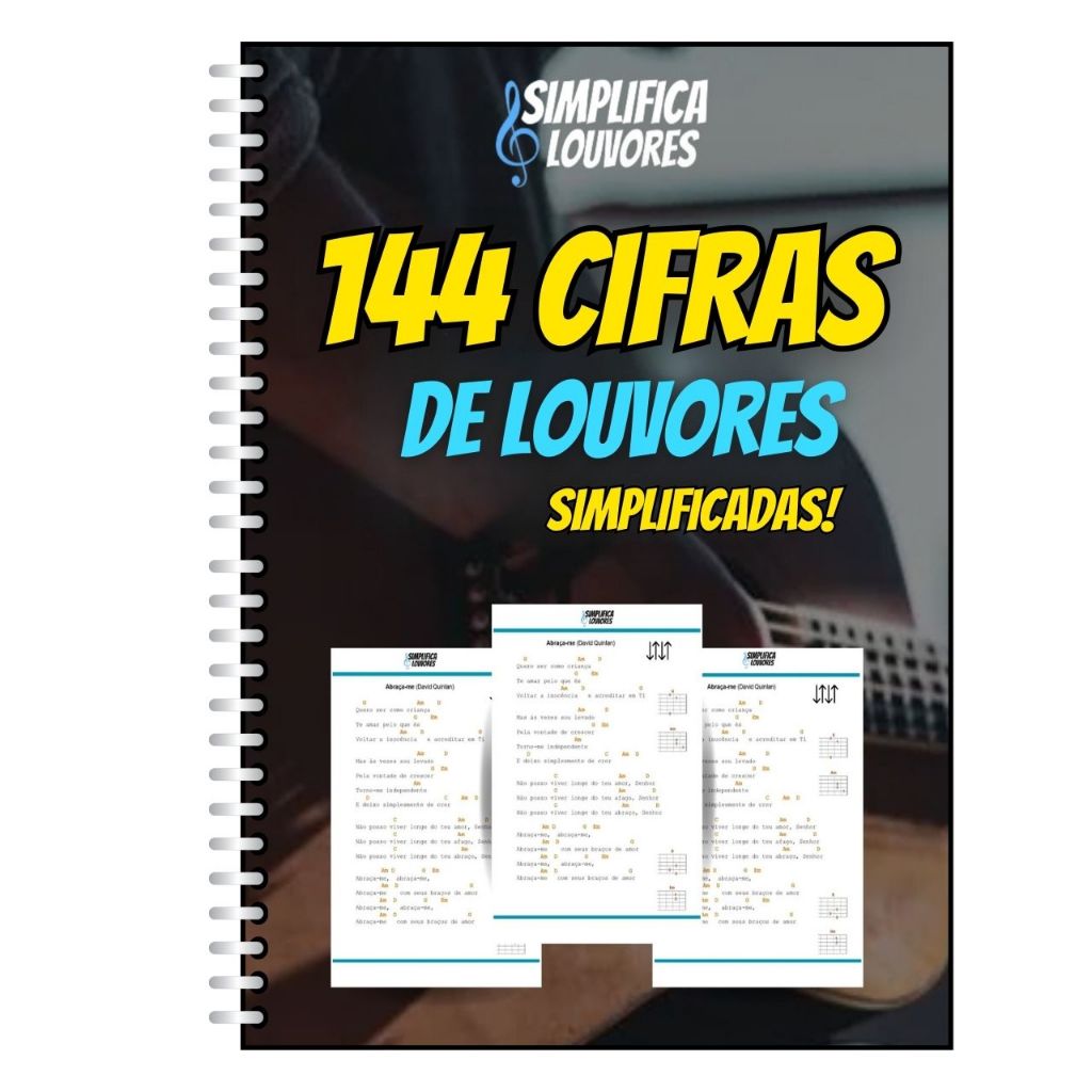 Aprenda Violão com 144 Músicas Cifradas Sem Complicação em Oferta na Shopee