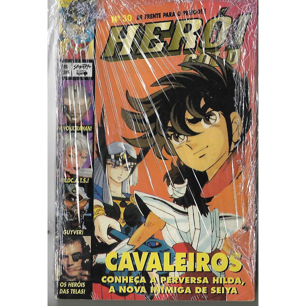 Revista Herói Gold 30 Cavaleiros do Zodíaco - Editora Sampa