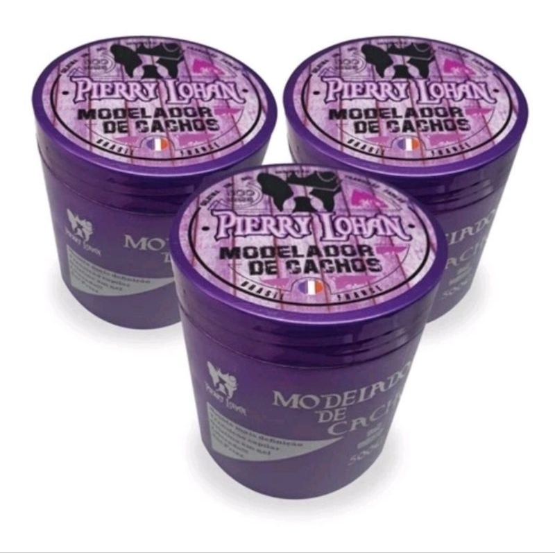 Modelador de Cachos Pierry Lohan 500g Kit 3 unidades
