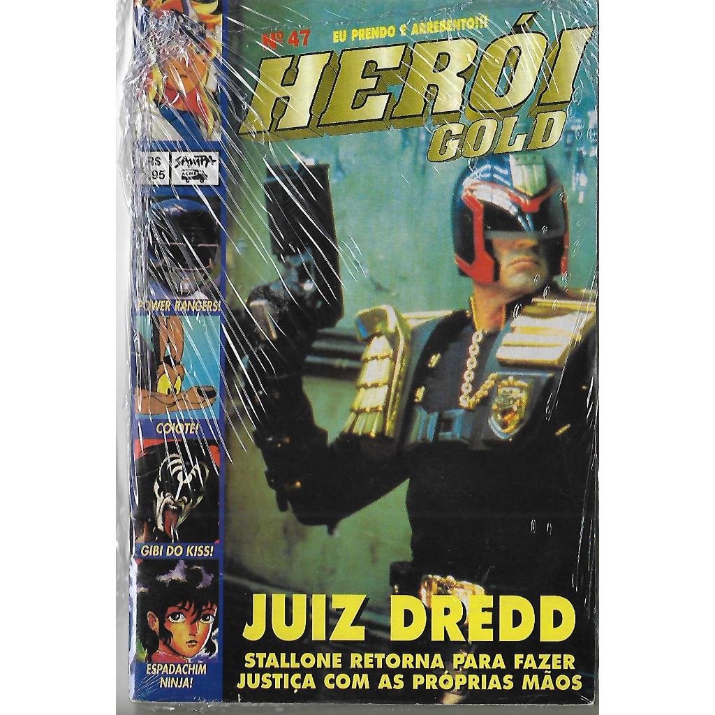 Revista Herói Gold 47 Juiz Dredd Stallone - Editora Sampa