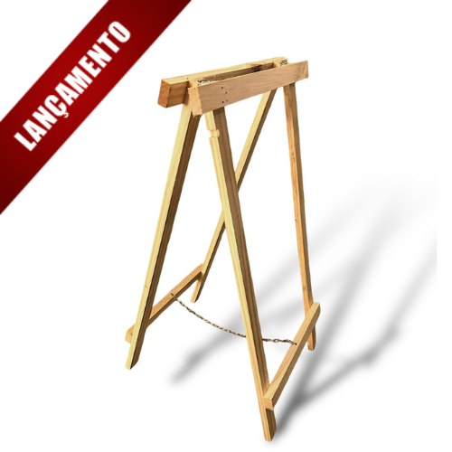 2 Cavaletes Studio De Madeira Para Mesa De Escritório 75X50 com Base Estrado em Madeira Pinus em Oferta na Shopee