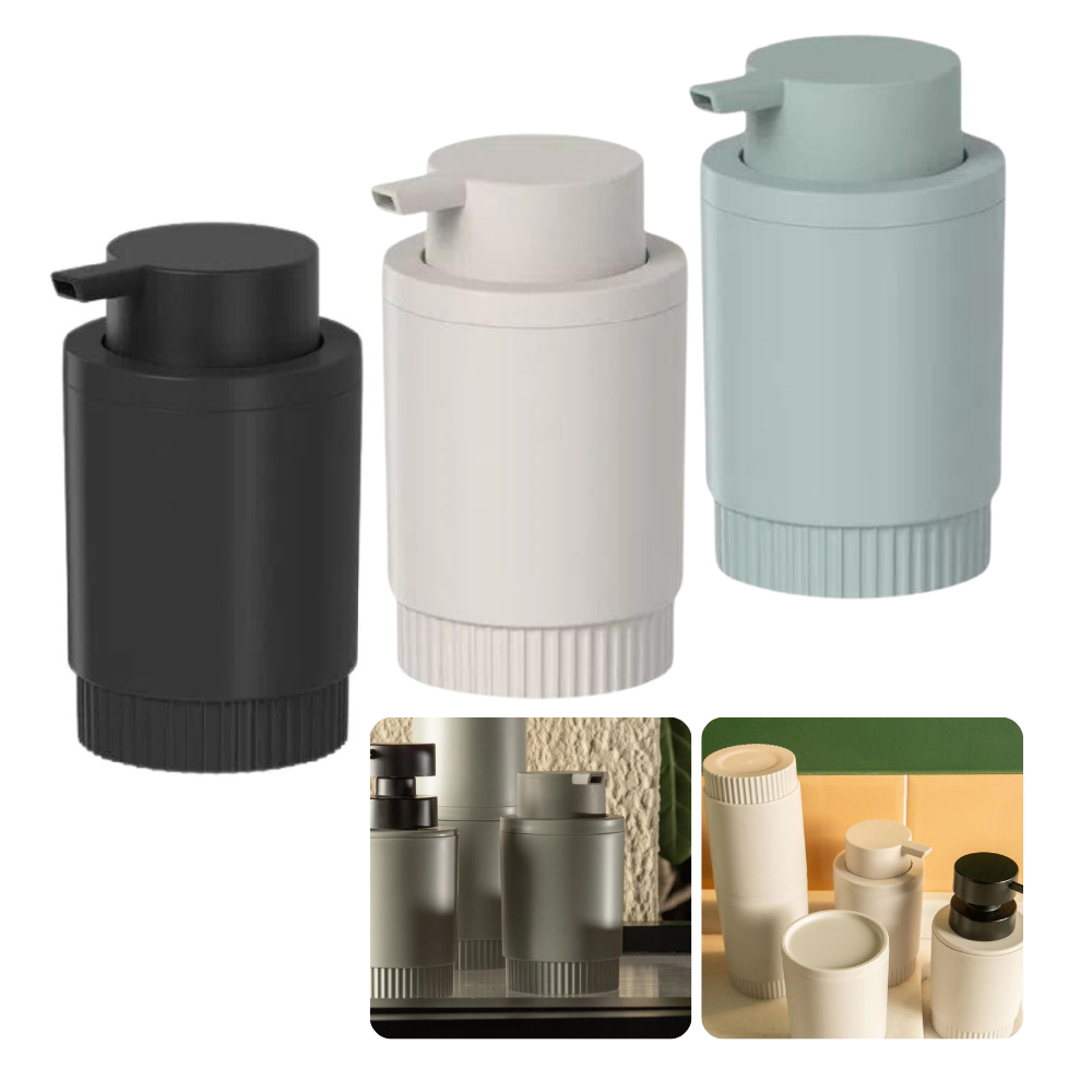 Saboneteira Porta Sabonete Liquido com Valvula Pump Banheiro e Lavabo Ou Dorica em Oferta na Shopee