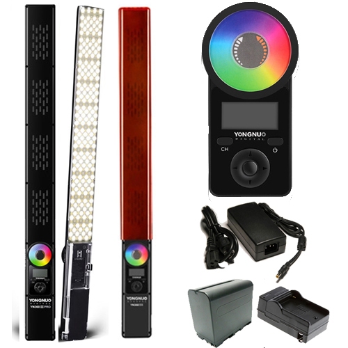 Iluminador Yongnuo Yn360 III Pro + Bateria F970 + Carregador + Fonte