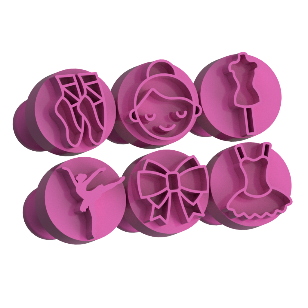 Carimbos para Doces Brigadeiro - Bailarina 2 em Oferta na Shopee