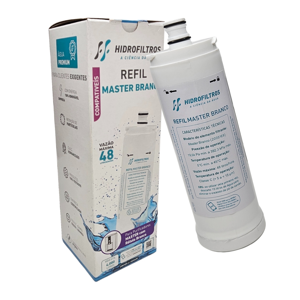 Filtro MASTER BRANCO Quick Change 19,5mm