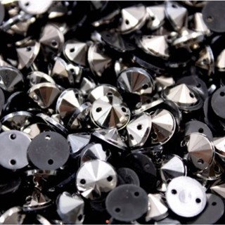 Chaton Spike Acrílico Para Roupa 200 Unidades Grafite 8mm em Oferta na Shopee