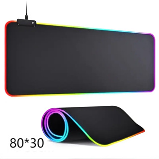 Mouse Pad Modos de Luz Controle de Toque Estendido Soft Computer Keyboard Mat, Base de Borracha Antiderrapante em Oferta na Shopee