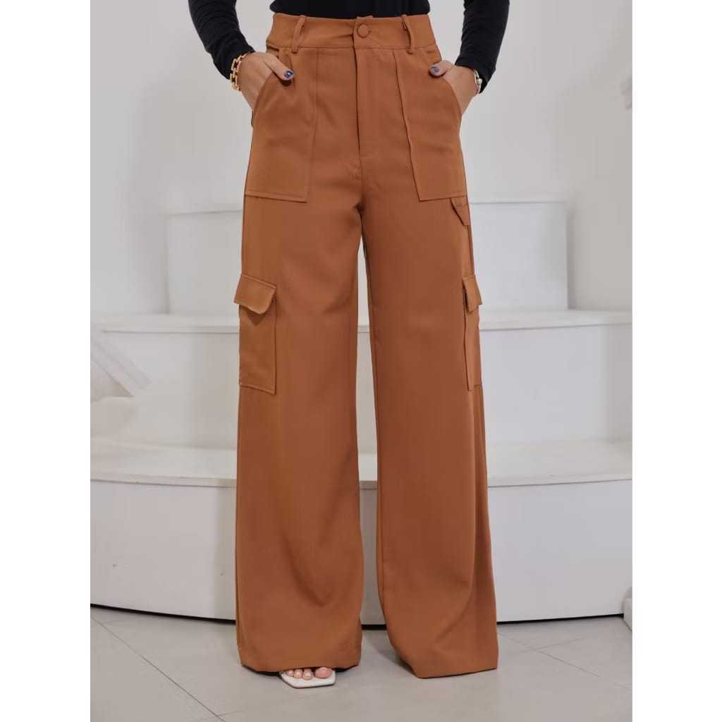 Calça Feminina Cargo Alfaiataria