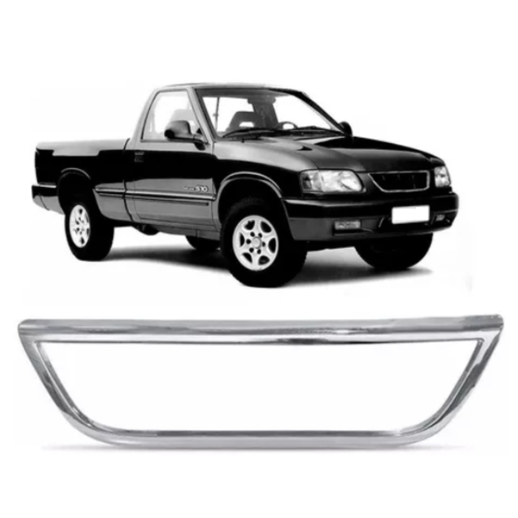 Friso Moldura ou Aro CROMADO Da Grade S10 S-10 OU BLAZER 1995 A 2000 CROMADO