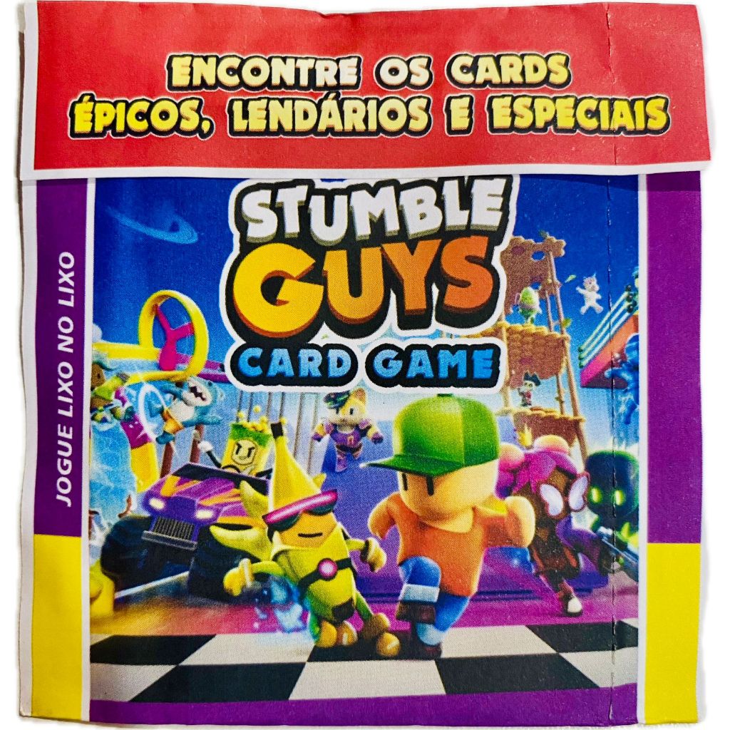 100 cards Stumble Guys PP = 25 pacotes fechados em Oferta na Shopee