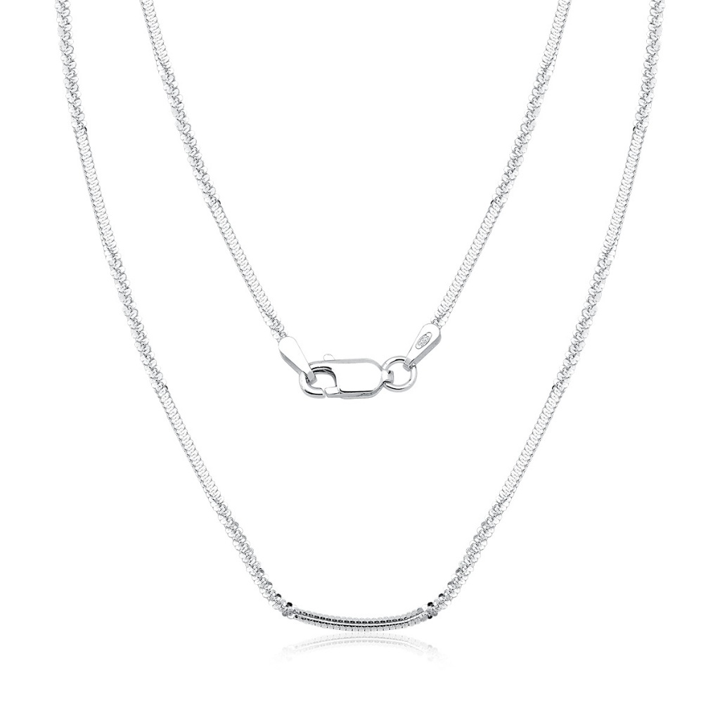 Corrente Feminina de Prata 925 Daisy com 1mm - Fashion Accessories