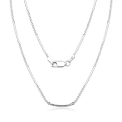 Corrente Feminina de Prata 925 Daisy com 1mm