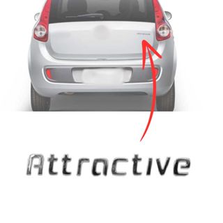 Emblema Letreiro ATTRACTIVE do uno 2012 a 2017 em Oferta na Shopee