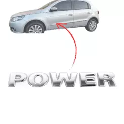 Emblema Letreiro POWER do Gol G5 (GV) 2009 a 2013
