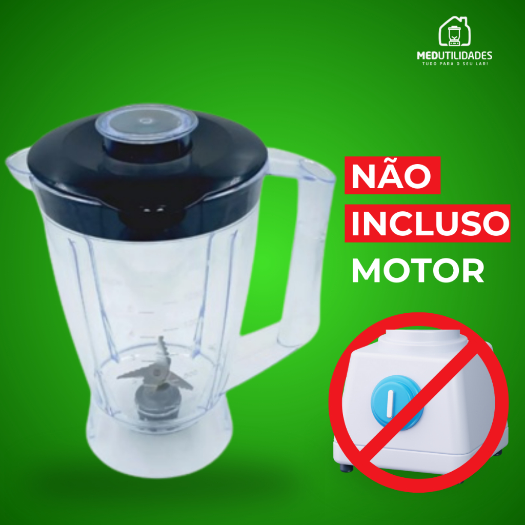 Copo Serve P/ Liquidificador para philco multiprocessador  Stylo 8 EM 1 PMP02