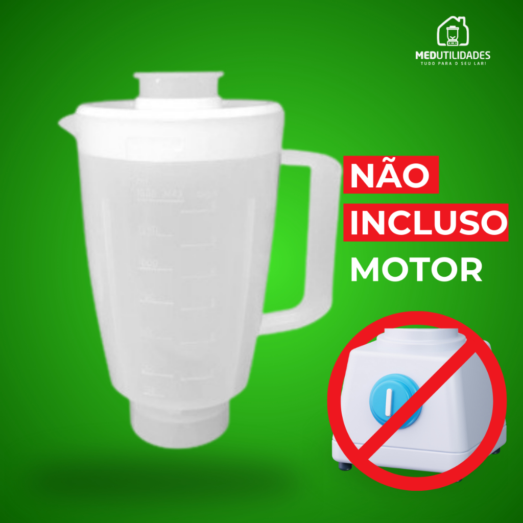 Copo Serve P/ Liquidificador Walita Philips Daily pro blend 4 RI 2101/ Ri2102 / RI 2103