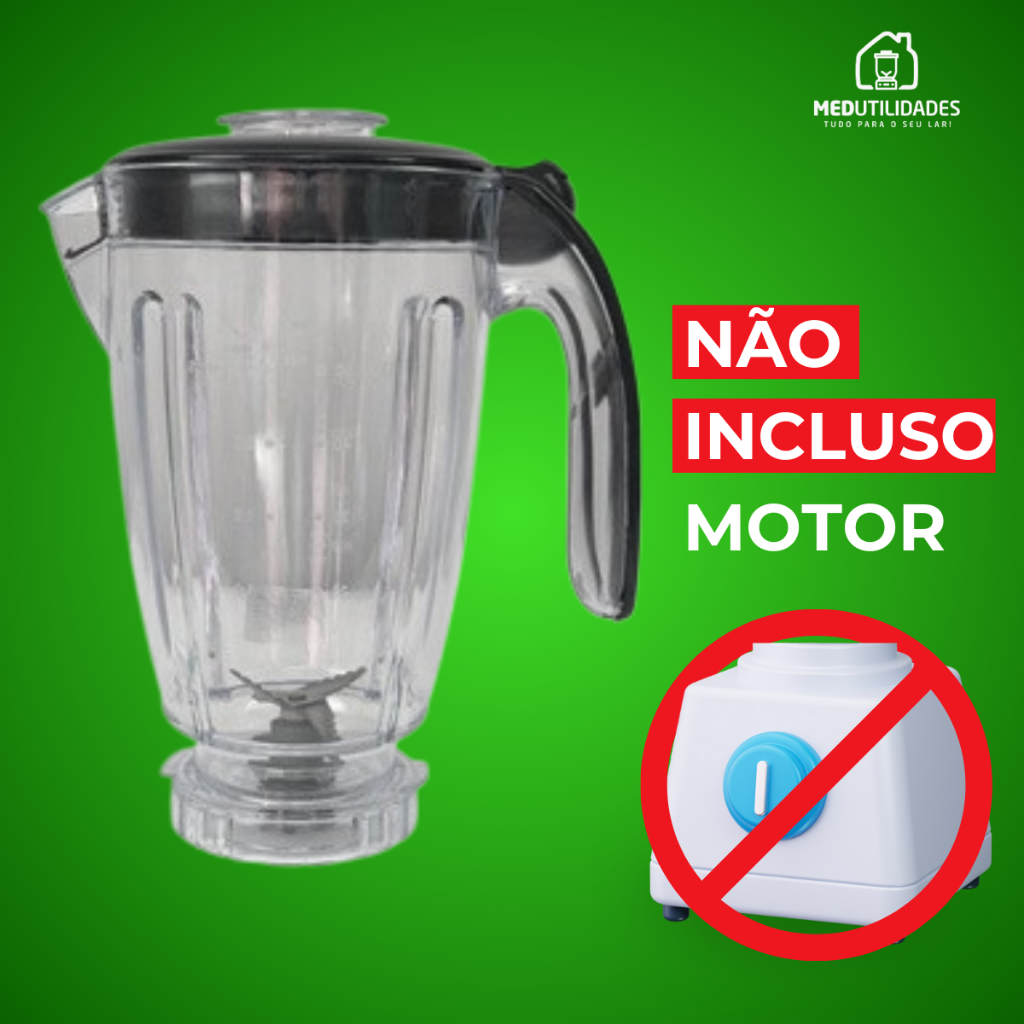Copo serve para Walita philips RI 2044/ viva collection RI 2081 Cristal Tampa preta