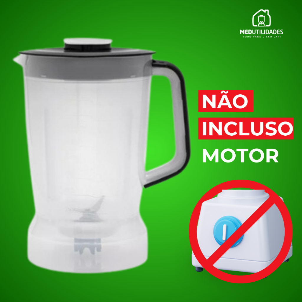 Copo de liquidificador  serve para Liquidificador Mondial L 1000 Translucido