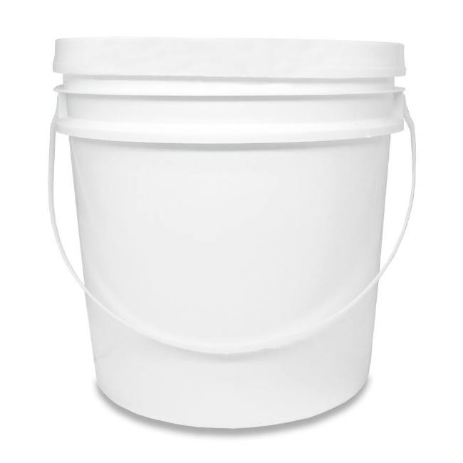 Balde Plástico 10L com Tampa Hermética Alça Plástica Industrial Atóxico Armazenamento Alimentos