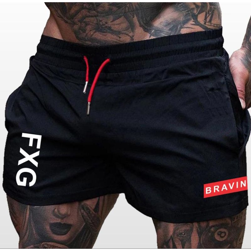 bermuda masculina FXG tactel elastano mauricinho short estiloso treino esporte casual