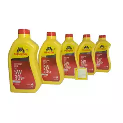 Kit Óleo Motor 5 Litros 5w30 API SP Sintético Menzoil