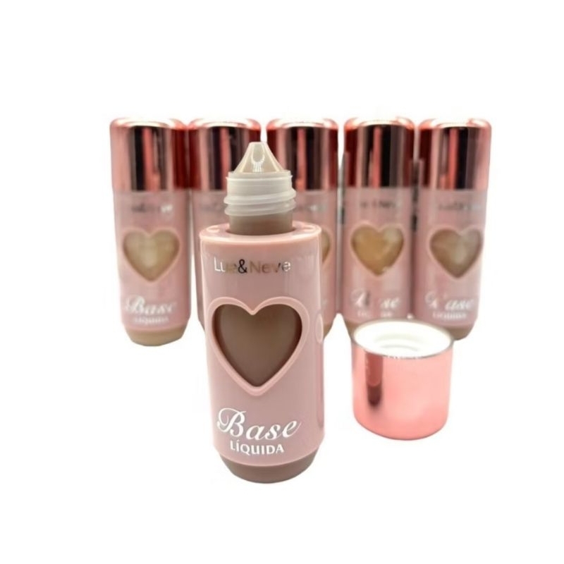 Base Liquida Matte Cobertura Media à Alta Acabamento Fosco e Natural  - Lua e Neve em Oferta na Shopee