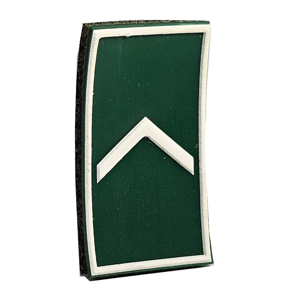 Bravura Divisa Gola Bordada Soldado Patente Identificação