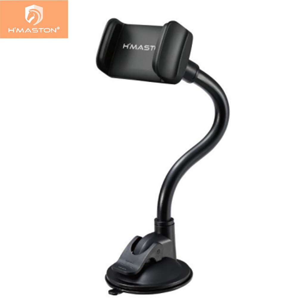 H'maston CJ-602 Suporte Celular Para Carro Veicular Dobrável Ajustável 360 Graus Com Ventosa GPS