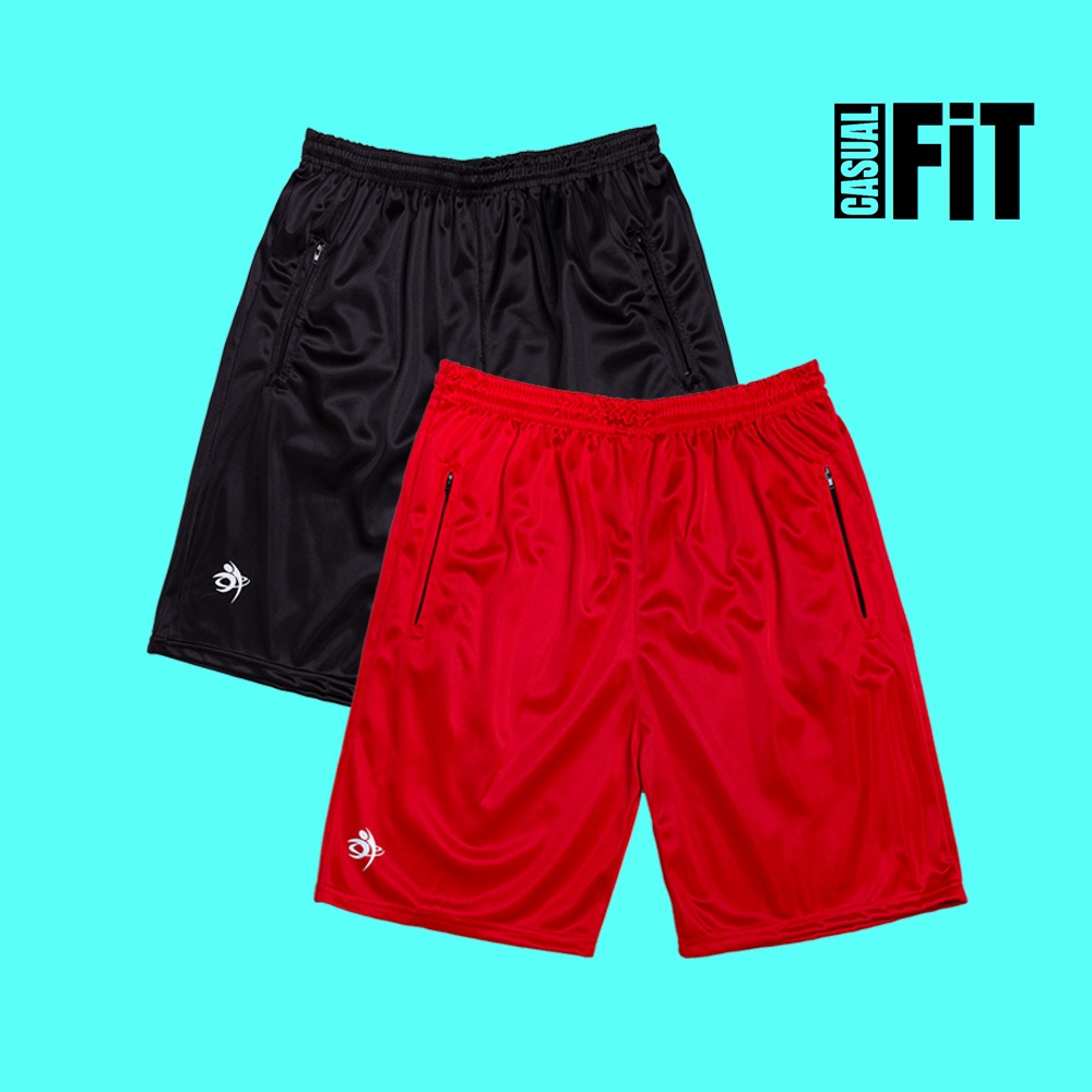 kit/Conjunto 2 Bermuda Short Dry Fit  Zíper Masculina Casual- Treino- Academia- Corrida- Futebol