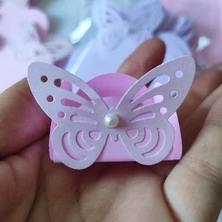 Forminhas de Borboletas com Pérola