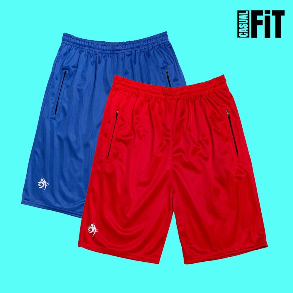 kit/Conjunto 2 Bermuda Short  Refletivo Com Zíper  Masculina Casual- Treino- Academia