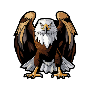 Adesivo águia 18 cm para carro, moto e caminhão em Oferta na Shopee