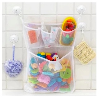 Rede Saco Organizador de Brinquedos de Bebê Criança Infantil para Banheiro em Oferta na Shopee