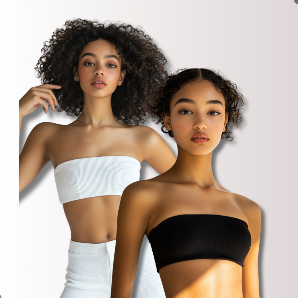 Top Feminino Cropped Tomara Que Caia Canelada Sem Bojo Ribana