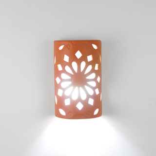 Arandela Luminária de Parede Cerâmica Zahra Grande 28 CM ATURA em Oferta na Shopee