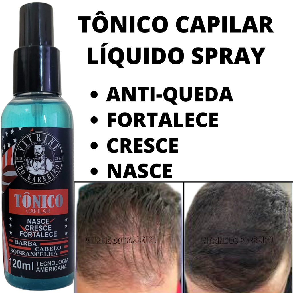 Tônico Para Queda Fibrosante De Cabelo Hidrata e Fortalece