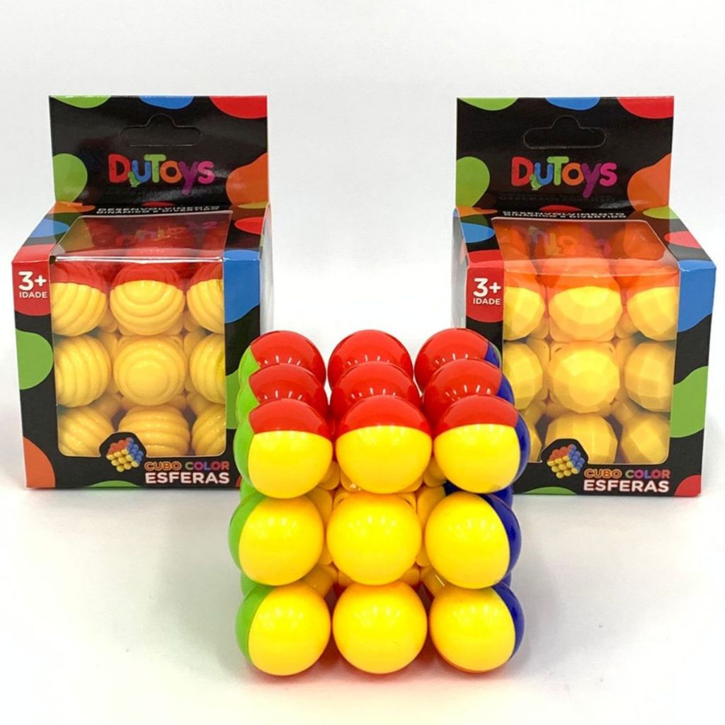 Cubo Mágico Esferas Interativo Giro Rápido Antistress Profissional Magic Cube 3x3x3 em Oferta na Shopee