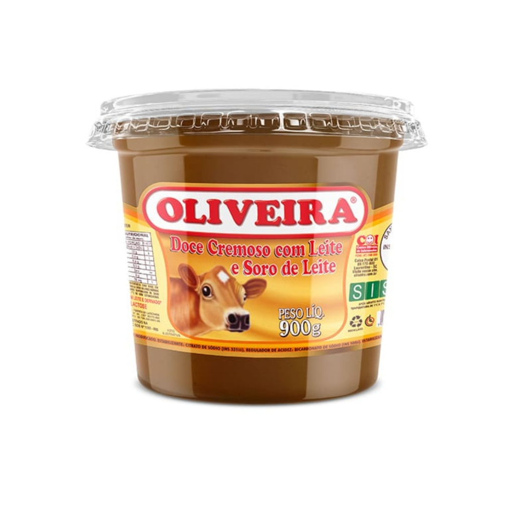 Doce De Leite Cremoso 900g Oliveira em Oferta na Shopee