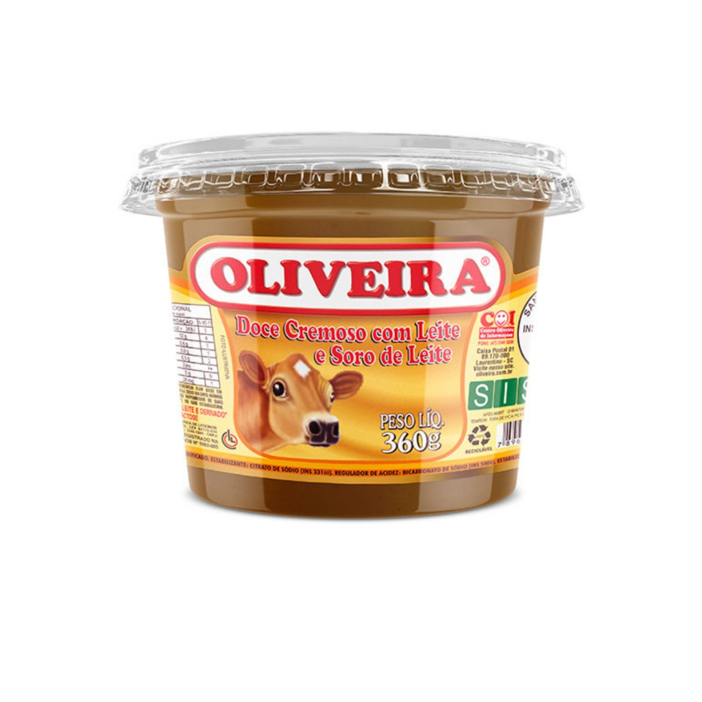 Doce De Leite Cremoso 360g Oliveira