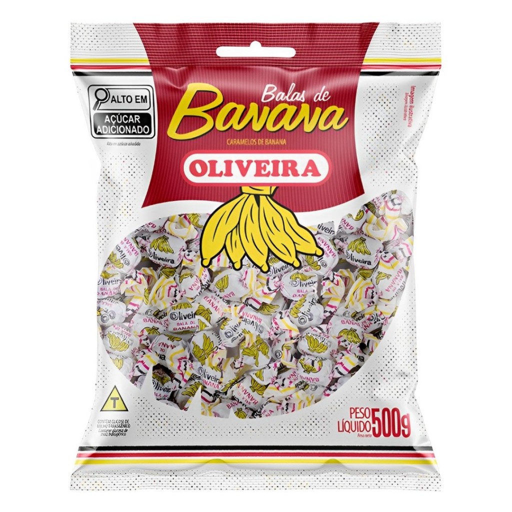Balas De Banana 500g - Oliveira