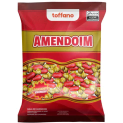 Balas Dura de Amendoim 500g Toffano Ideal Para Festa Junina e Eventos