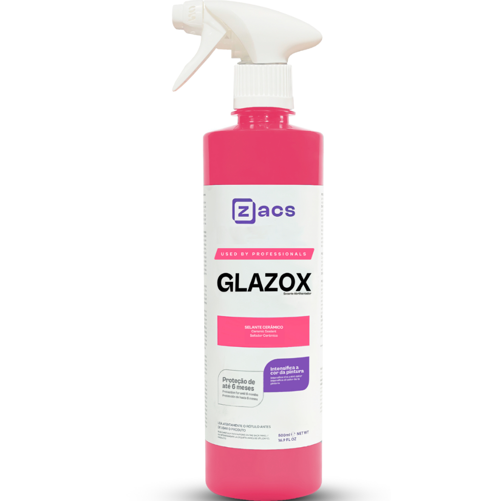 Glazox Zacs Selante Cerâmico Renovador de Pintura 500ml - Spare Parts and Accessories for Vehicles