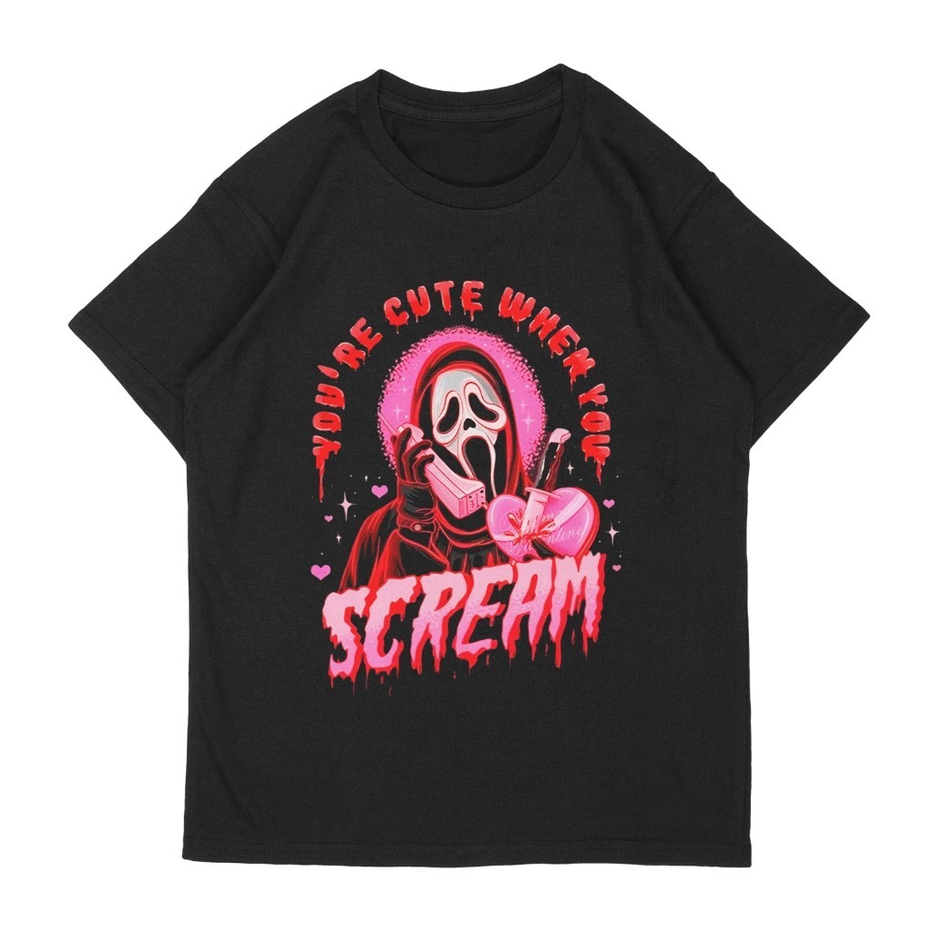 Camiseta Unissex Algodão Panico Filme Terror Scream Horror em Oferta na Shopee