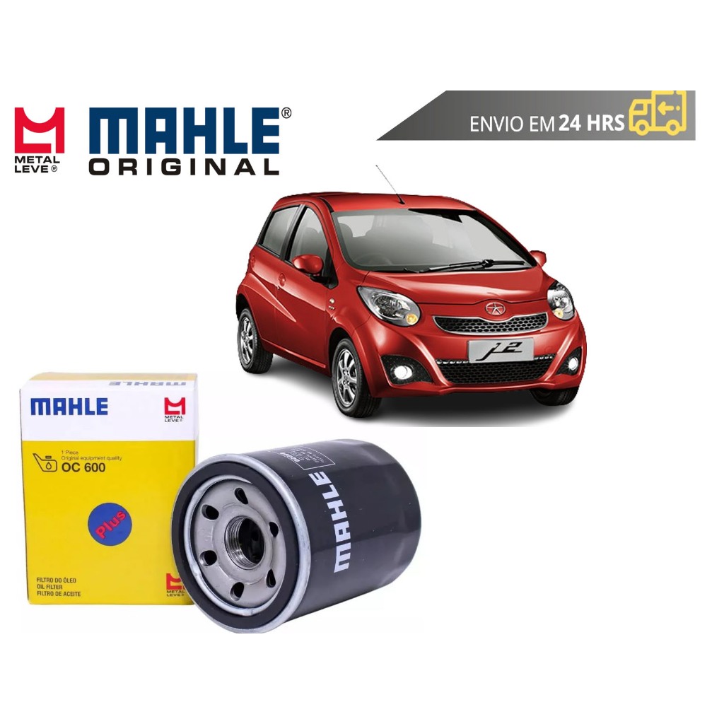 Filtro de Óleo Jac J2 1.4 de 2012 a 2016 Original Mahle Metal Leve
